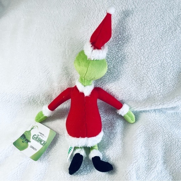 🎄 Dr. Seuss' The Grinch 11" Plush Doll - NWT (13" with Hat) 🎁 - Picture 6 of 8